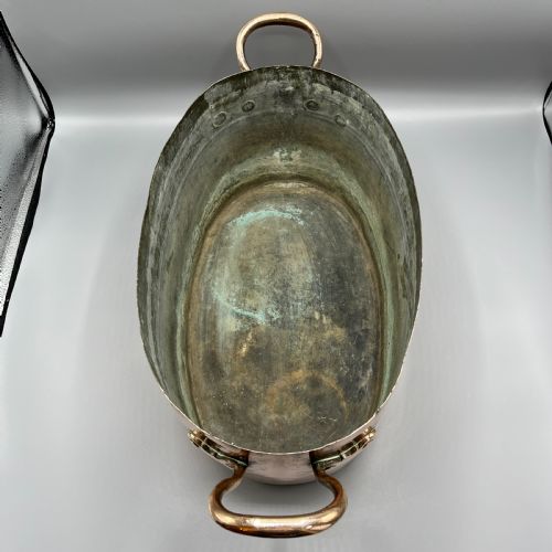 LARGE VICTORIAN COPPER COOKING POT IDEAL CHAMPAGNE BATH VASQUE - ADDITIONAL PHOTO 18