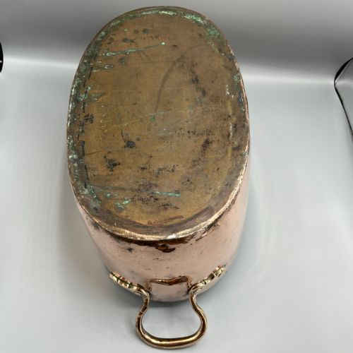 LARGE VICTORIAN COPPER COOKING POT IDEAL CHAMPAGNE BATH VASQUE - ADDITIONAL PHOTO 20
