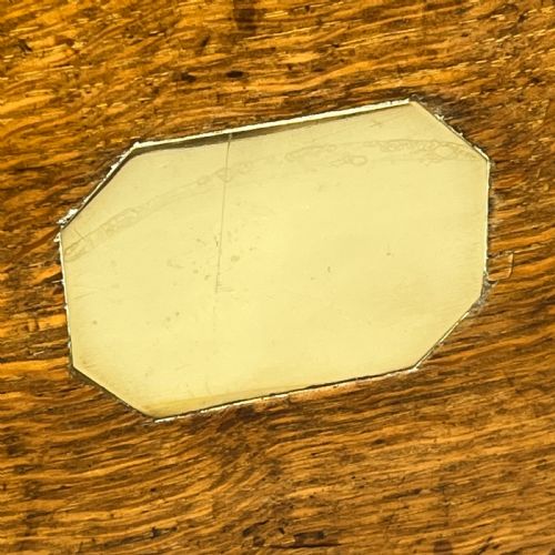 LARGE OAK GALLERY FOOTED COCKTAIL DRINKS TRAY - ADDITIONAL PHOTO 13