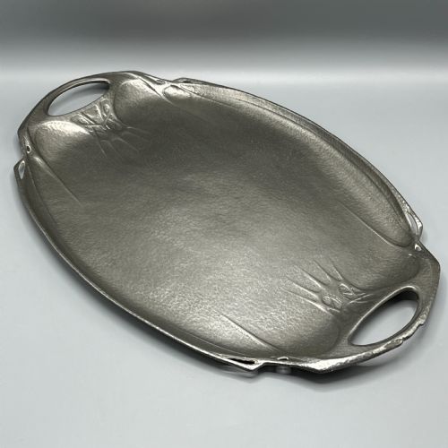 Art Nouveau Pewter Serving Tray by William Hutton & Sons