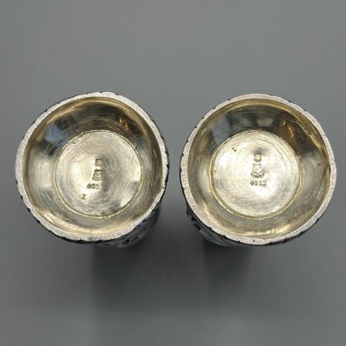 PAIR CHRISTOFLE ART NOUVEAU SILVER PLATED HOLLY VASES - ADDITIONAL PHOTO 13