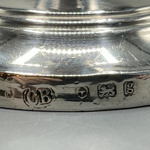 PAIR EDWARDIAN SMALL STERLING SILVER CANDLESTICKS - ADDITIONAL PHOTO 14
