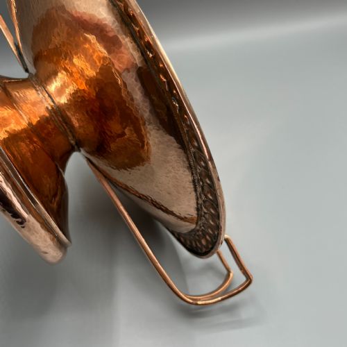 ARTS CRAFTS COPPER PEDESTAL TAZZA CENTREPIECE DISH - ADDITIONAL PHOTO 16