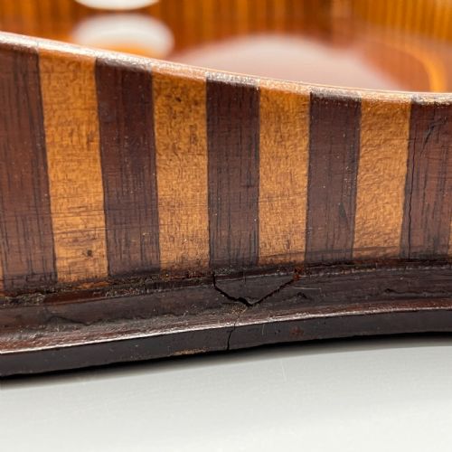 EDWARDIAN MAHOGANY INLAID GALLERY SERVING TRAY - ADDITIONAL PHOTO 17