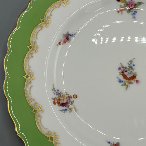 PAIR VICTORIAN COALPORT PORCELAIN PLATES - ADDITIONAL PHOTO 11