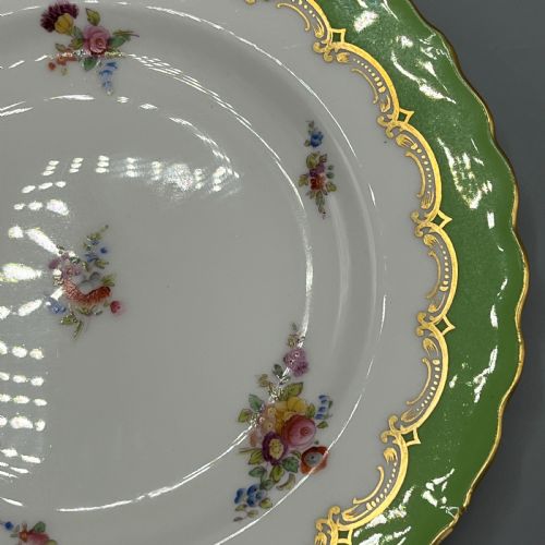PAIR VICTORIAN COALPORT PORCELAIN PLATES - ADDITIONAL PHOTO 12