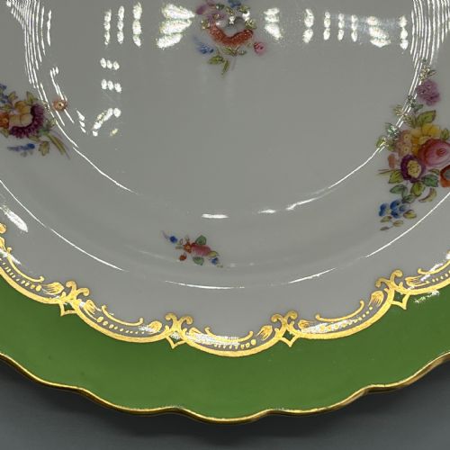 PAIR VICTORIAN COALPORT PORCELAIN PLATES - ADDITIONAL PHOTO 13