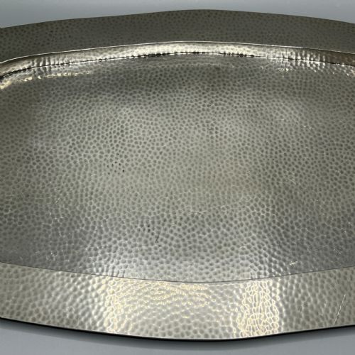 LARGE ARTS CRAFTS PEWTER SERVING TRAY - ADDITIONAL PHOTO 11