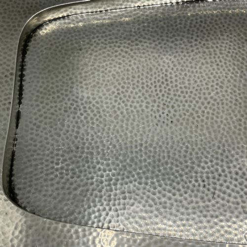 LARGE ARTS CRAFTS PEWTER SERVING TRAY - ADDITIONAL PHOTO 13