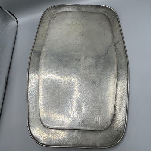 LARGE ARTS CRAFTS PEWTER SERVING TRAY - ADDITIONAL PHOTO 16