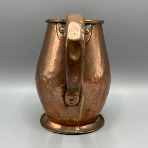 GEORGIAN COPPER JUG 2 PINT - ADDITIONAL PHOTO 1
