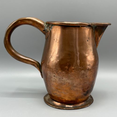 GEORGIAN COPPER JUG 2 PINT - ADDITIONAL PHOTO 3