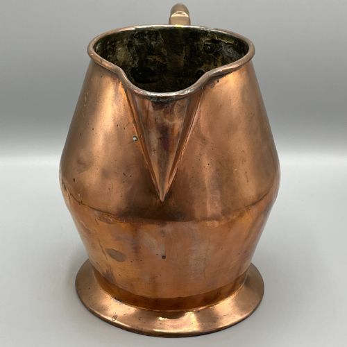 LARGE GEORGIAN COPPER JUG 8 PINT 1 GALLON - ADDITIONAL PHOTO 13