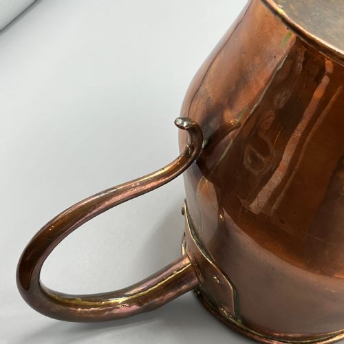 LARGE GEORGIAN COPPER JUG 8 PINT 1 GALLON - ADDITIONAL PHOTO 20