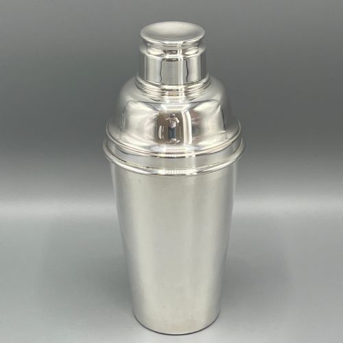 ART DECO ENGLISH SILVER PLATED COCKTAIL SHAKER - ADDITIONAL PHOTO 2