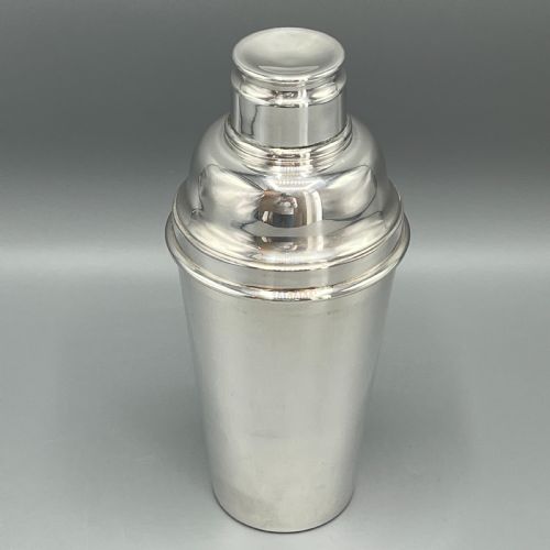 ART DECO ENGLISH SILVER PLATED COCKTAIL SHAKER - ADDITIONAL PHOTO 4