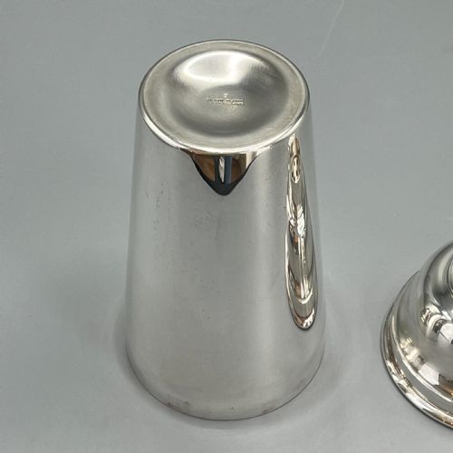 ART DECO ENGLISH SILVER PLATED COCKTAIL SHAKER - ADDITIONAL PHOTO 9