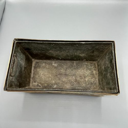 EDWARDIAN BRASS TROUGH PLANTER JARDINIERE - ADDITIONAL PHOTO 6