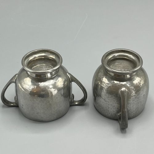 LIBERTY CO TUDRIC PEWTER SUGAR BOWL CREAM JUG TEA SET - ADDITIONAL PHOTO 14