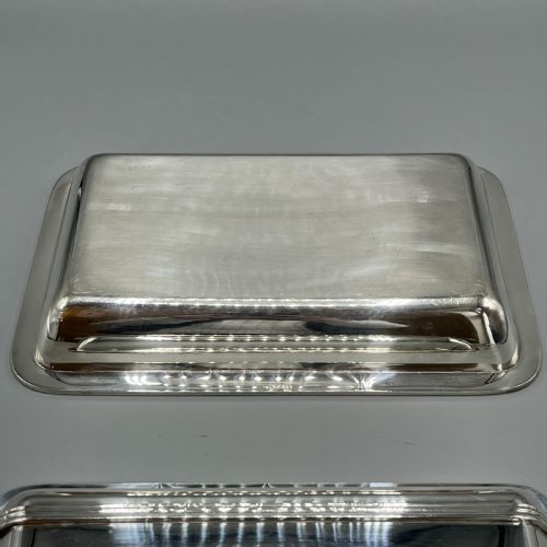 ART DECO SILVER PLATED ENTRE SERVING DISH BY ELKINGTON CO - ADDITIONAL PHOTO 11