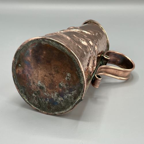 ARTS CRAFTS EMBOSSED COPPER DAFFODIL JUG - ADDITIONAL PHOTO 13