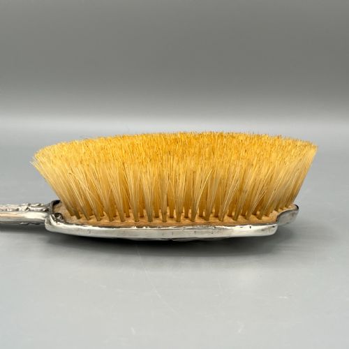 ART NOUVEAU STERLING SILVER HAIR BRUSH WITH EMBOSSED BIRD - ADDITIONAL PHOTO 26