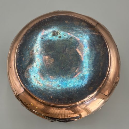 ART NOUVEAU COPPER INDOOR PLANTER JARDINIERE - ADDITIONAL PHOTO 11
