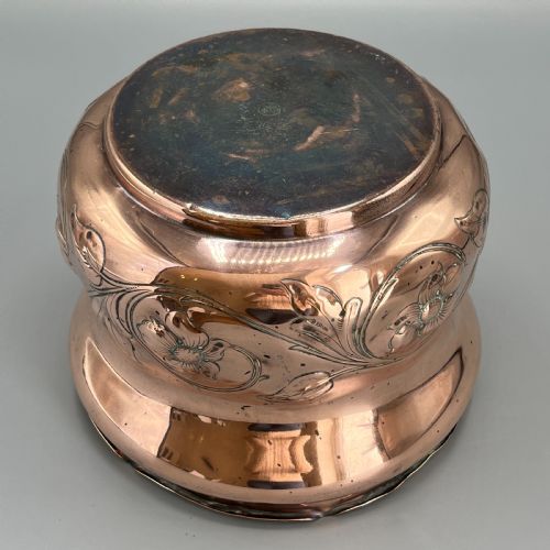 ART NOUVEAU COPPER INDOOR PLANTER JARDINIERE - ADDITIONAL PHOTO 14