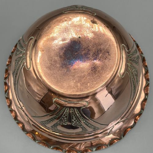 ART NOUVEAU COPPER INDOOR PLANTER JARDINIERE - ADDITIONAL PHOTO 12