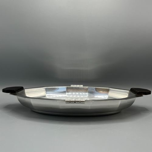 FRENCH ART DECO SILVER PLATED FRUIT BREAD BASKET BOWL OR SERVING DISH - ADDITIONAL PHOTO 6