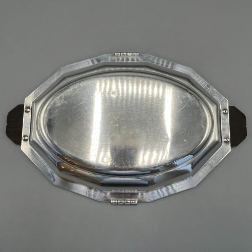 FRENCH ART DECO SILVER PLATED FRUIT BREAD BASKET BOWL OR SERVING DISH - ADDITIONAL PHOTO 10