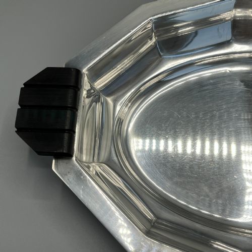 FRENCH ART DECO SILVER PLATED FRUIT BREAD BASKET BOWL OR SERVING DISH - ADDITIONAL PHOTO 12