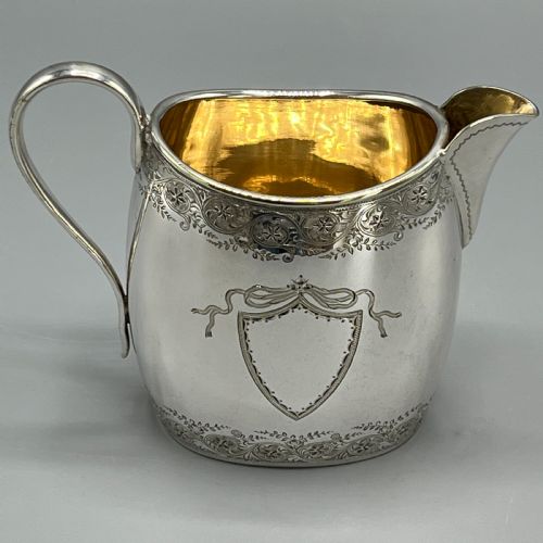ANTIQUE SILVER PLATED COFFEE POT SUGAR BOWL CREAMER JUG SET - ADDITIONAL PHOTO 19