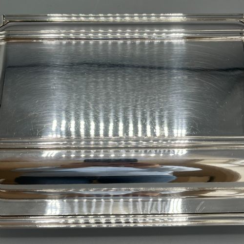ART DECO SILVER PLATED ENTREE SERVING DISH BY WALKER HALL - ADDITIONAL PHOTO 9