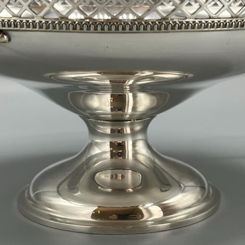 ART DECO SILVER PLATED PEDESTAL BOWL TAZZA FRUIT DISH BY WALKER HALL - ADDITIONAL PHOTO 6