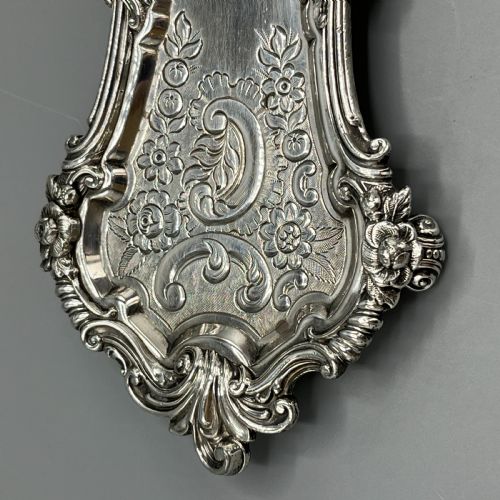 ANTIQUE VICTORIAN SILVER PLATED PEN TRAY - ADDITIONAL PHOTO 8