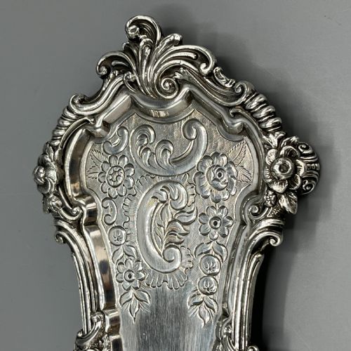 ANTIQUE VICTORIAN SILVER PLATED PEN TRAY - ADDITIONAL PHOTO 10