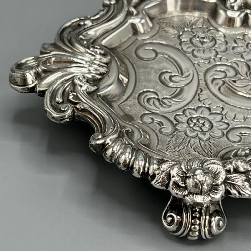 ANTIQUE VICTORIAN SILVER PLATED PEN TRAY - ADDITIONAL PHOTO 11