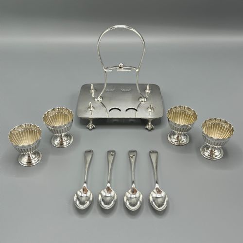 ANTIQUE SILVER PLATED TWIN WINE BOTTLE COASTER STAND DECANTER STAND - ADDITIONAL PHOTO 1