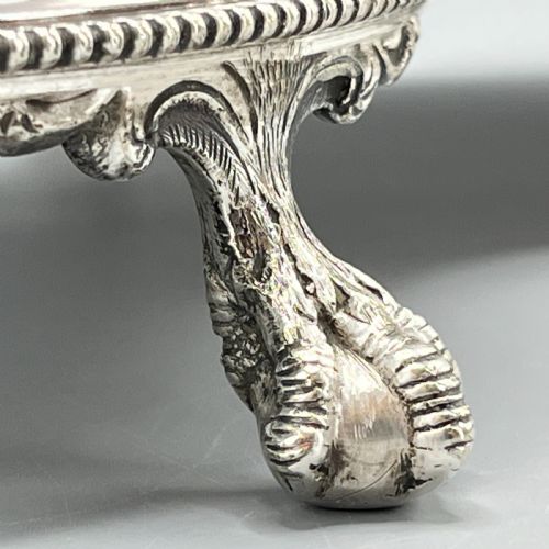ANTIQUE SILVER PLATED TWIN WINE BOTTLE COASTER STAND DECANTER STAND - ADDITIONAL PHOTO 18
