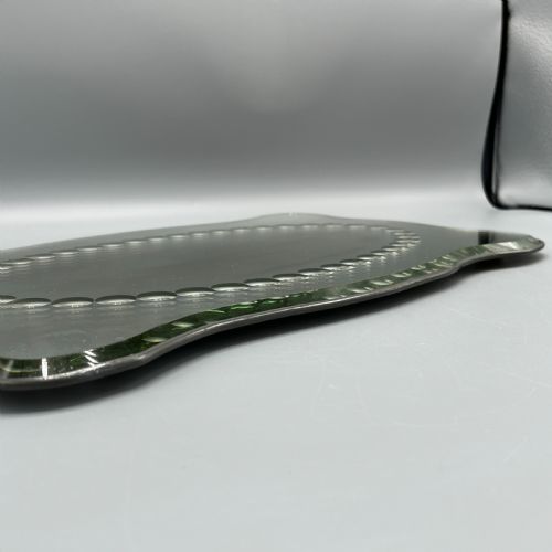 ANTIQUE ART DECO SORCERERS WALL MIRROR OR MIRROR GLASS TRAY - ADDITIONAL PHOTO 7