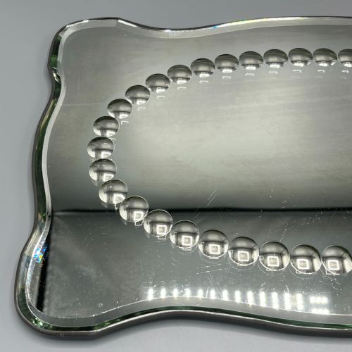ANTIQUE ART DECO SORCERERS WALL MIRROR OR MIRROR GLASS TRAY - ADDITIONAL PHOTO 10