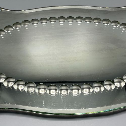 ANTIQUE ART DECO SORCERERS WALL MIRROR OR MIRROR GLASS TRAY - ADDITIONAL PHOTO 11