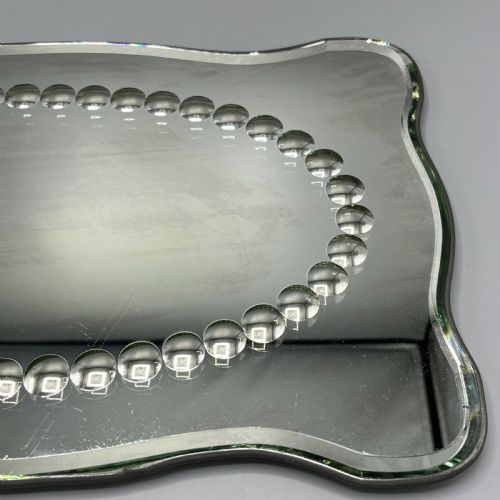 ANTIQUE ART DECO SORCERERS WALL MIRROR OR MIRROR GLASS TRAY - ADDITIONAL PHOTO 12