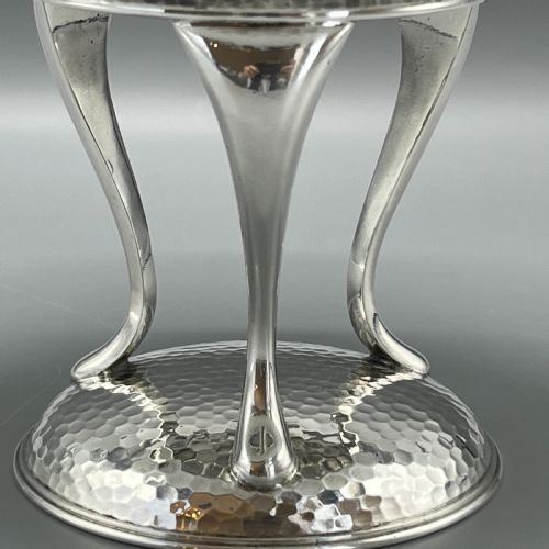 ART DECO SILVER PLATED PEDESTAL BOWL TAZZA DISH BY WALKER HALL - ADDITIONAL PHOTO 6