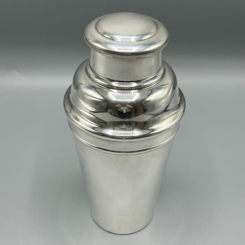 ART DECO SILVER PLATED COCKTAIL SHAKER BY WILLIAM SUCKLING - ADDITIONAL PHOTO 2