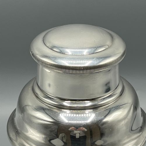 ART DECO SILVER PLATED COCKTAIL SHAKER BY WILLIAM SUCKLING - ADDITIONAL PHOTO 4
