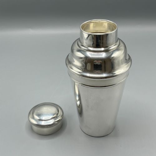 ART DECO SILVER PLATED COCKTAIL SHAKER BY WILLIAM SUCKLING - ADDITIONAL PHOTO 10