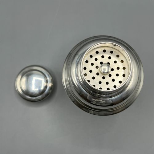 ART DECO SILVER PLATED COCKTAIL SHAKER BY WILLIAM SUCKLING - ADDITIONAL PHOTO 11