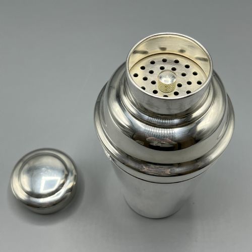 ART DECO SILVER PLATED COCKTAIL SHAKER BY WILLIAM SUCKLING - ADDITIONAL PHOTO 12